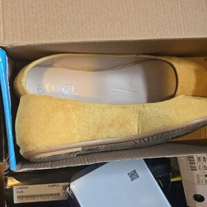 Rouge! Yellow Suede Flats